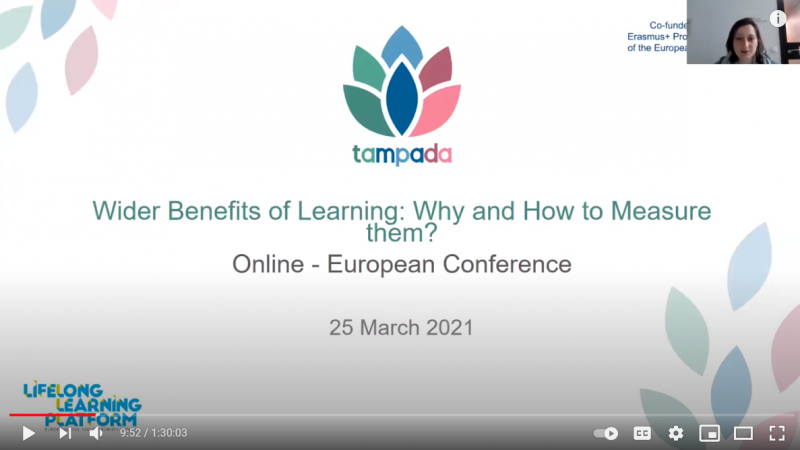 LLLP's EU Level Tampada final conference on Wider benefits of learning